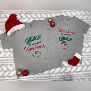 Wifey & Hubby Matching Holiday Shirts